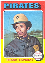 1975 Topps Mini Baseball Cards      277     Frank Taveras